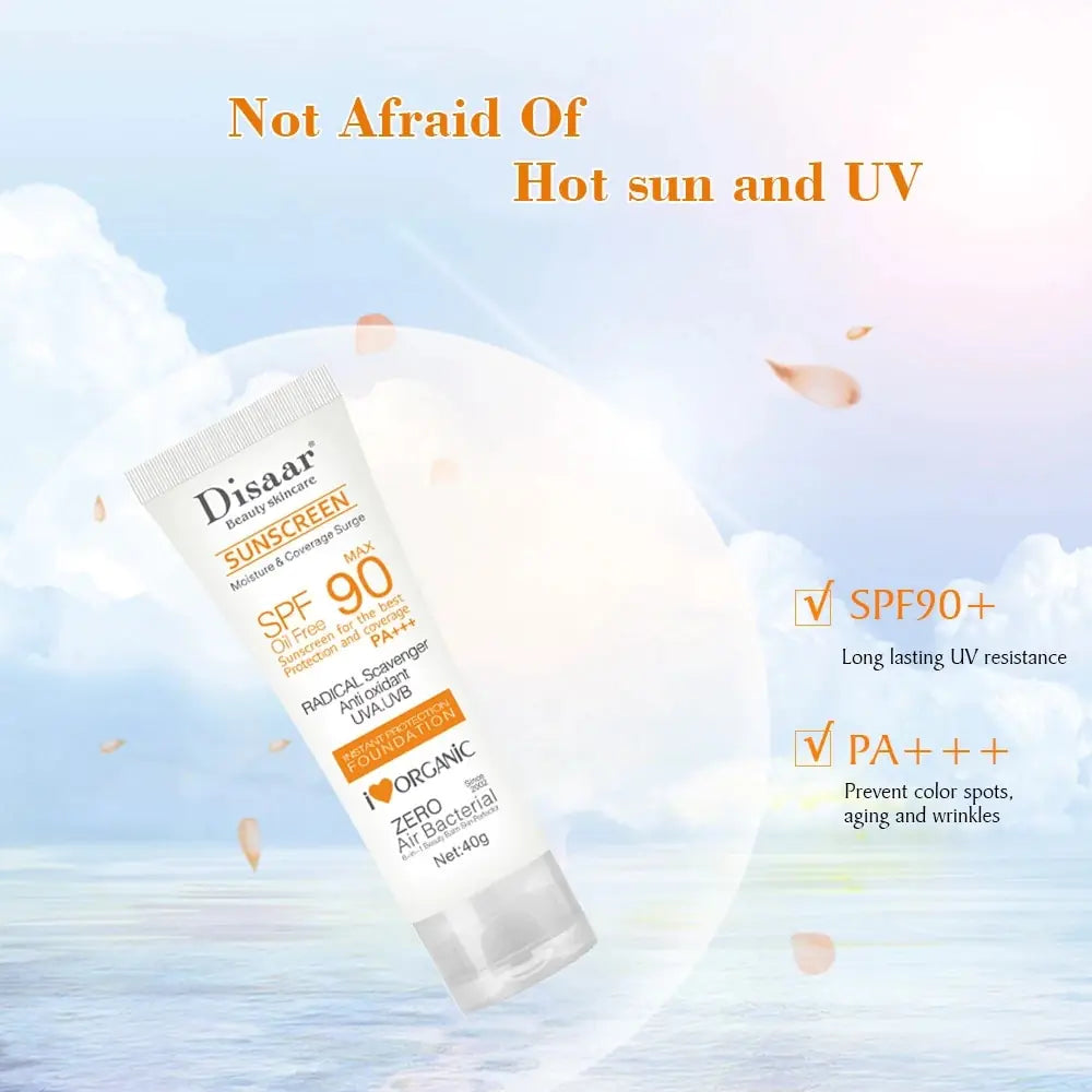 Disaar SPF 90 Facial Body Sunscreen Whitening Sun Cream