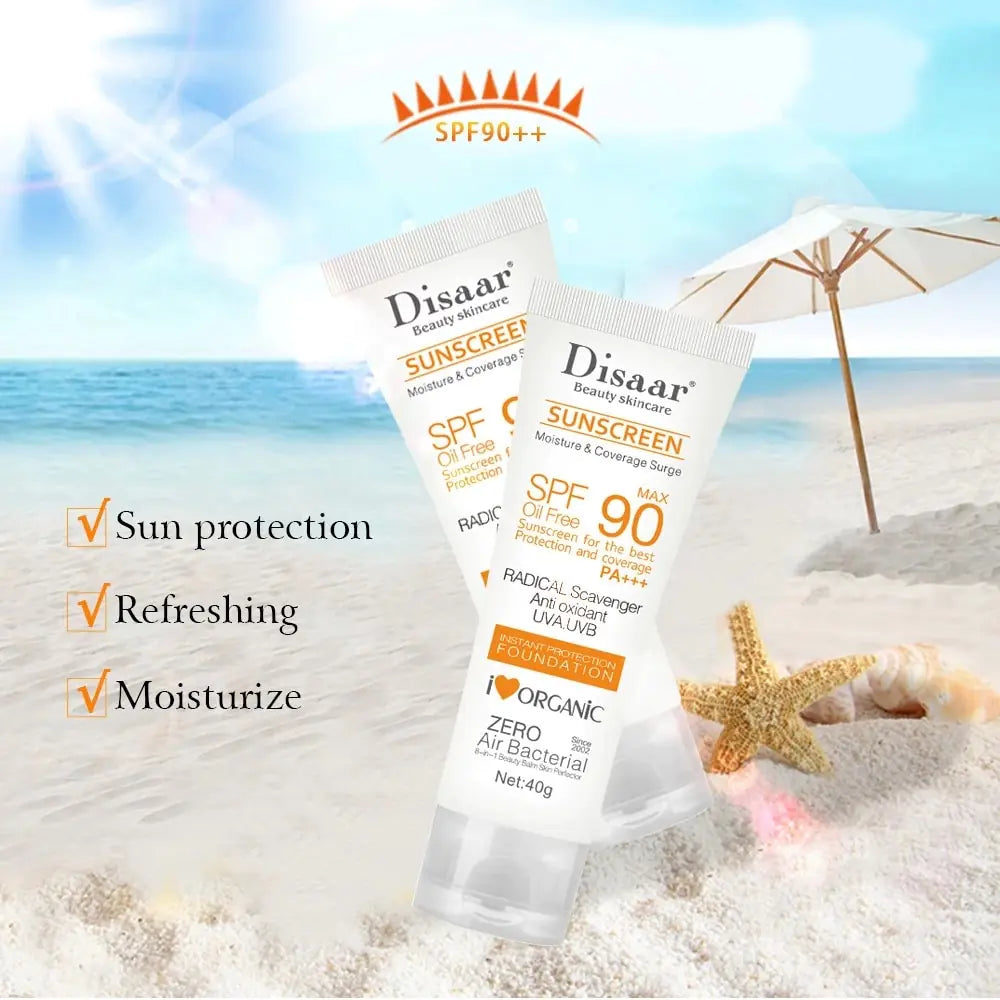 Disaar SPF 90 Facial Body Sunscreen Whitening Sun Cream